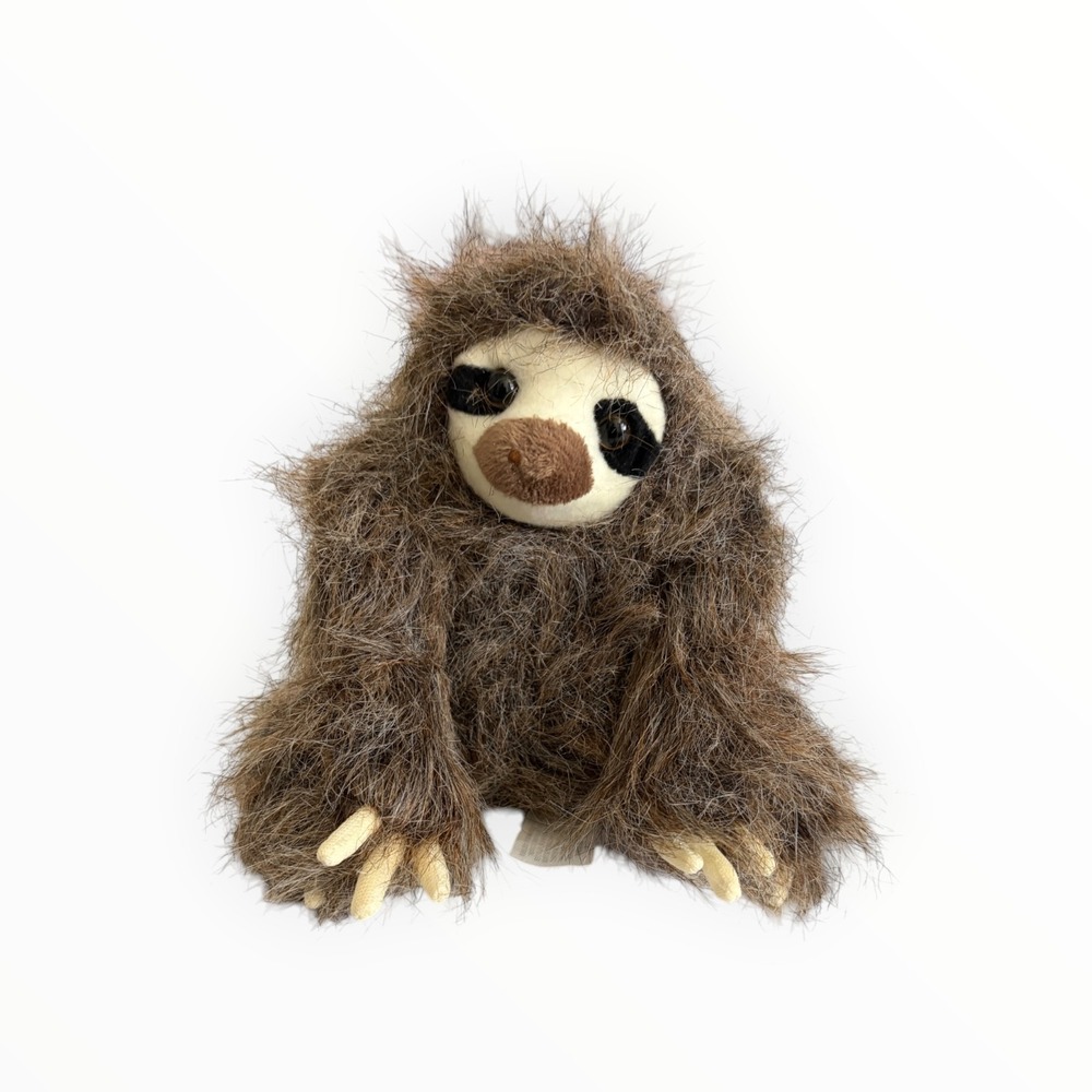 Fiesta 6" Sloth Plush Stuffed Animal Brown Shaggy WFP1174 L54143